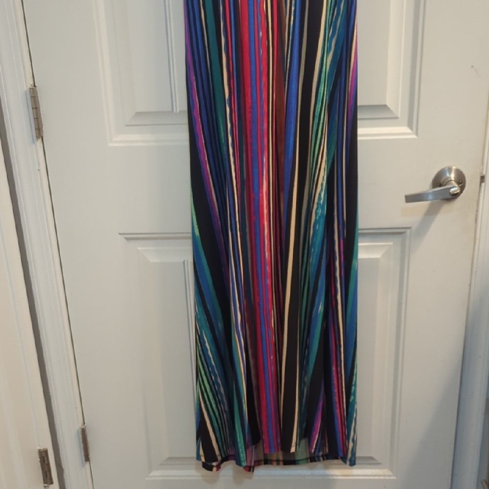 Maggy London Colorful Halter Dress - Picture 3 of 7